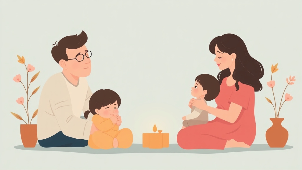 Detailed visual representation of family Healing After a Death
