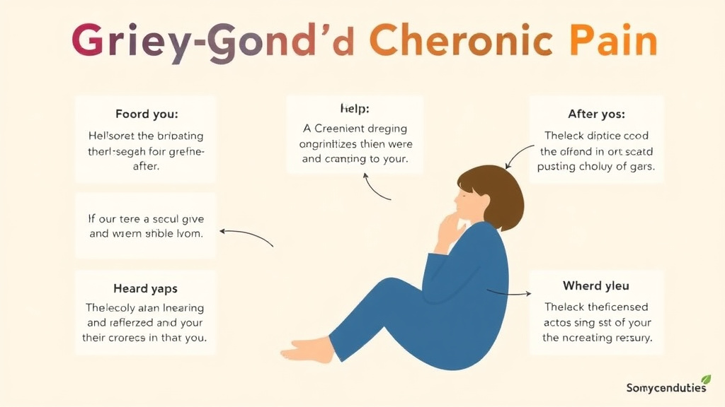 Practical checklist visual for grief and Chronic Pain