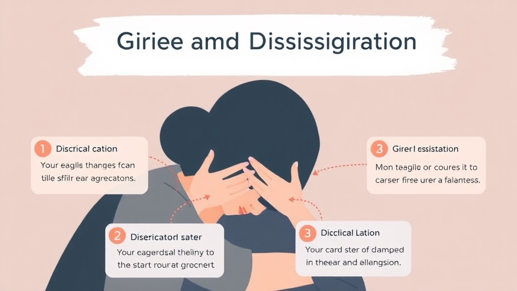Real-world application diagram for grief and Dissociation