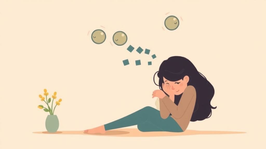 Conceptual diagram showing how grief and Obsessive Thoughts works in practice