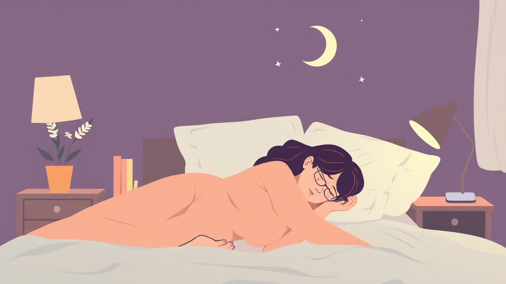 A professional illustration depicting grief and Sleep Disorders
