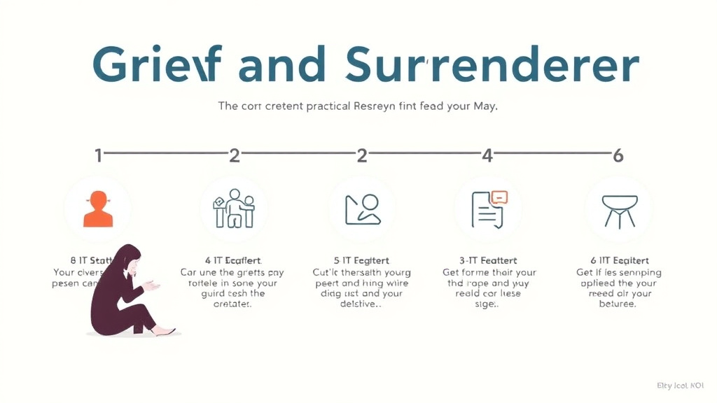 Hands-on guide visualization for grief and Surrender