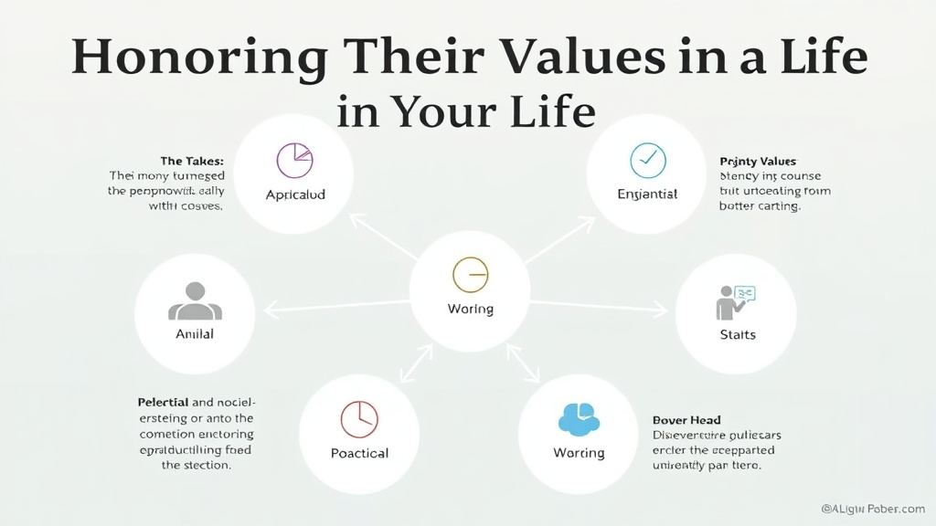 Real-world application diagram for honoring Their Values in Your Life