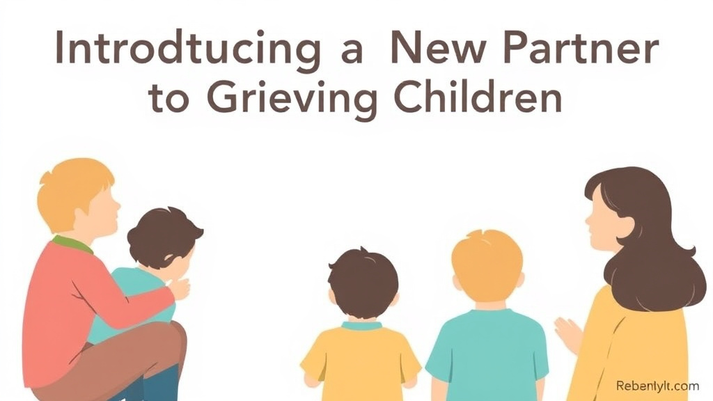 Step-by-step visual guide for implementing introducing a New Partner to Grieving Children