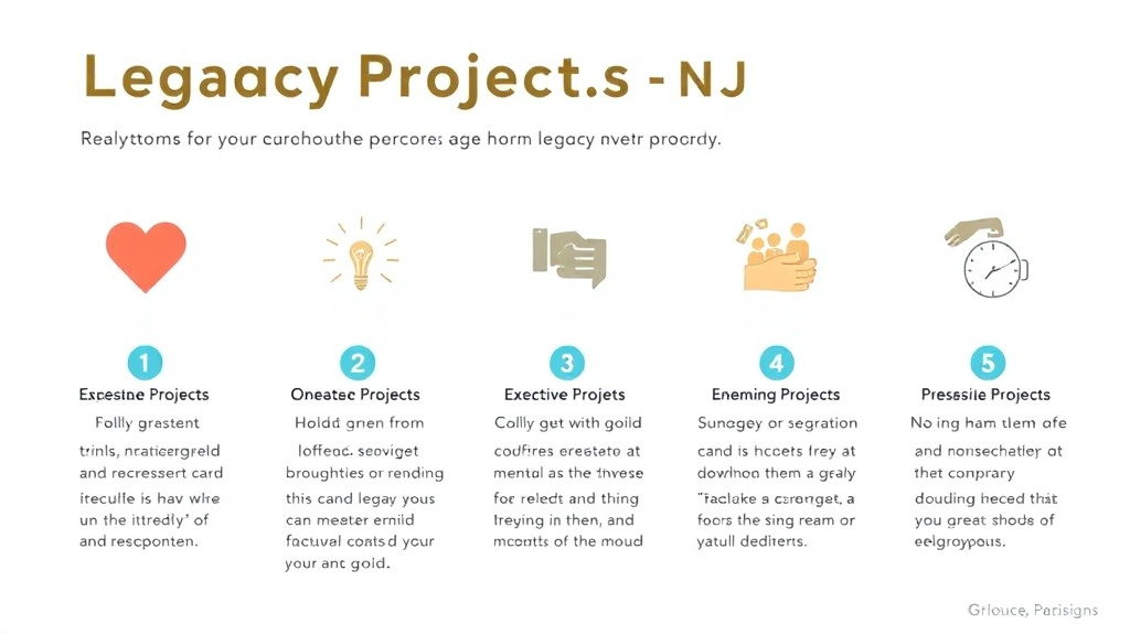 Step-by-step visual guide for implementing legacy Projects for Grief Healing