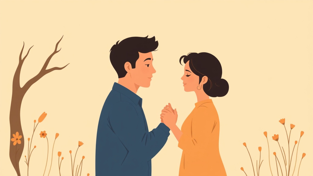 Clear illustration of making Peace With Imperfect Goodbyes with supporting details