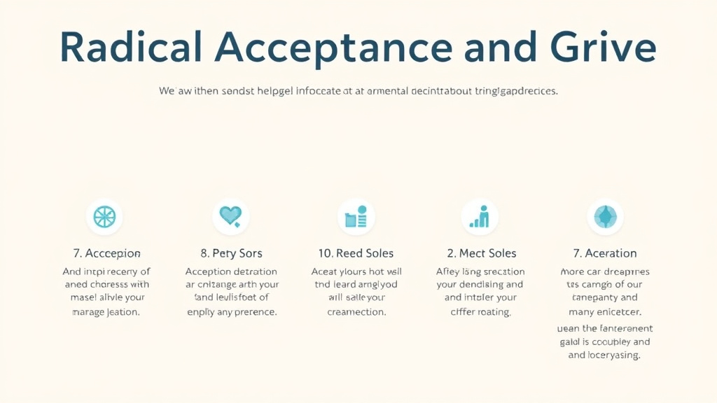 Implementation roadmap for radical Acceptance and Grief with actionable steps