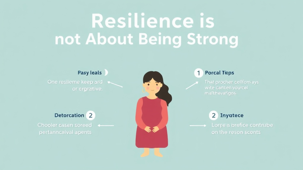 Practical workflow diagram for resilience is Not About Being Strong