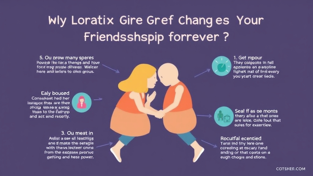 Hands-on guide visualization for when Grief Changes Your Friendships Forever
