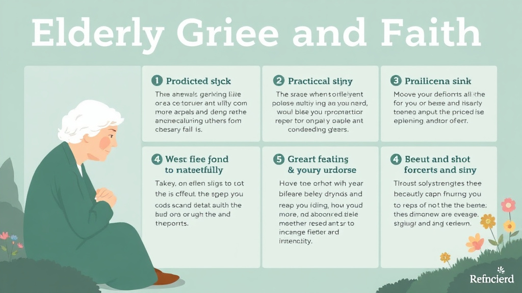 Real-world application diagram for elderly Grief and Faith