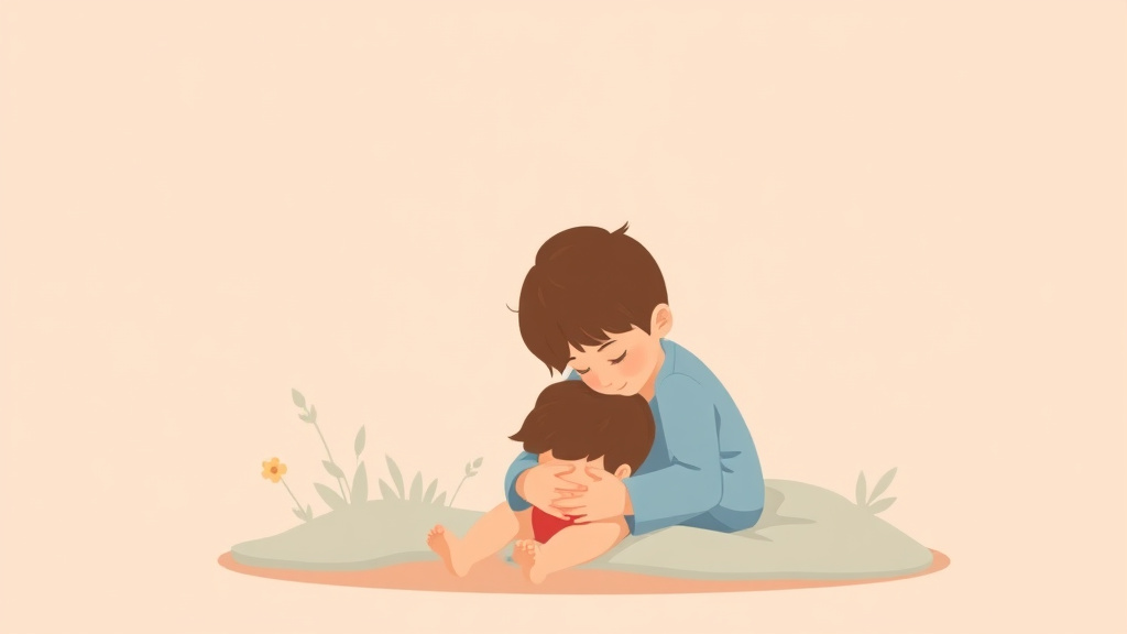 Visual overview of grief and Attachment in Young Children with key concepts highlighted