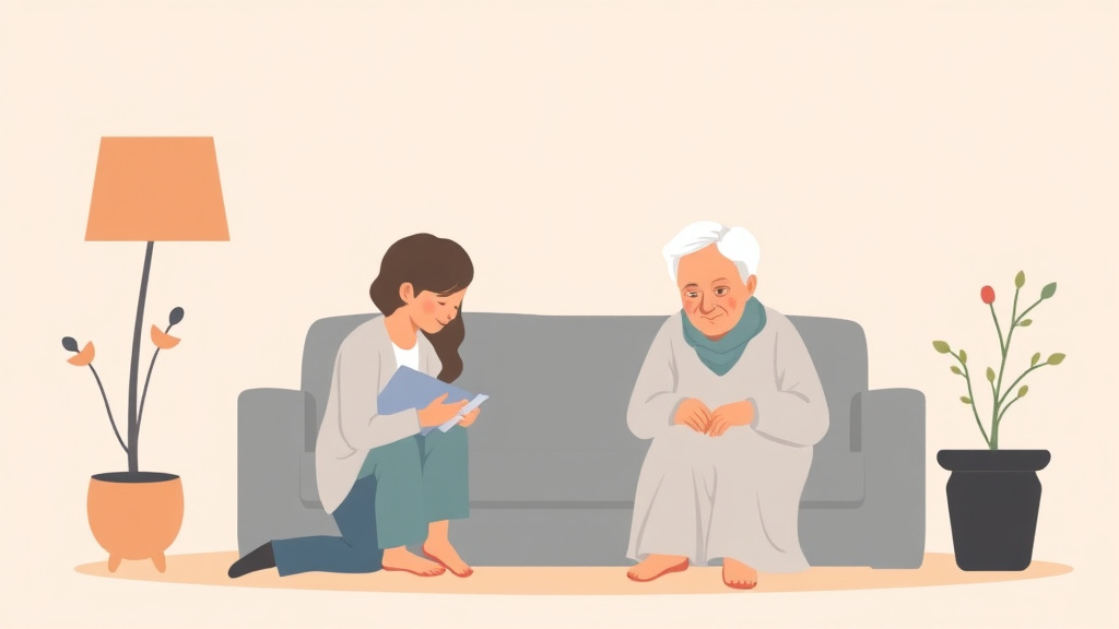 Clear illustration of grief and Becoming the Oldest Generation with supporting details