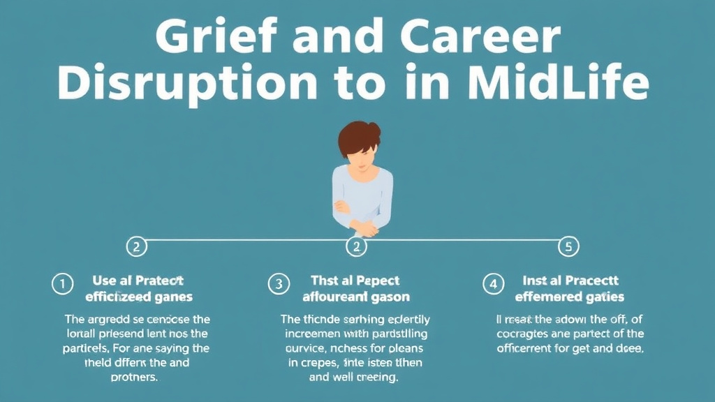 Hands-on guide visualization for grief and Career Disruption in Midlife
