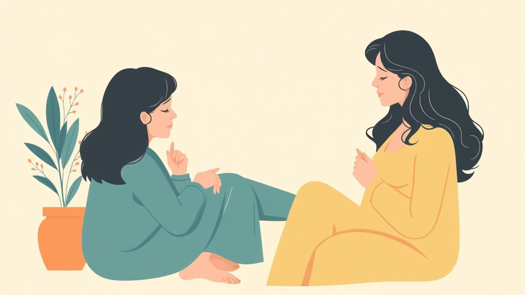 Visual overview of grief and Menopause with key concepts highlighted