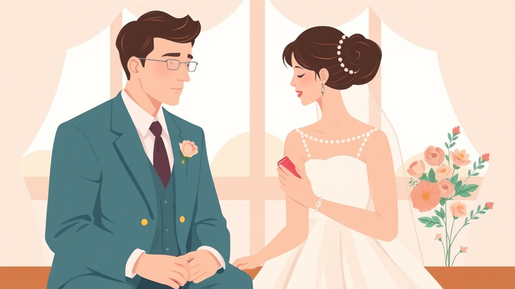 Visual overview of grief and Wedding Planning Without a Parent with key concepts highlighted