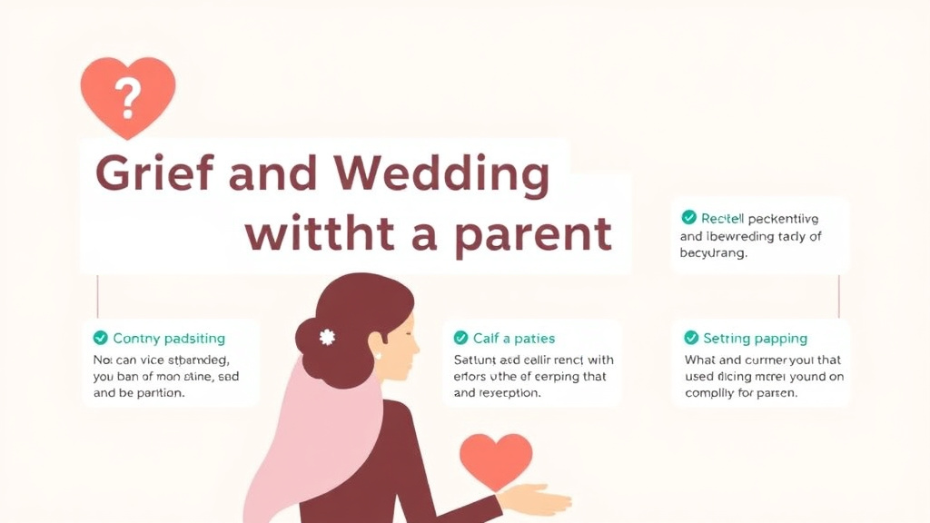 Practical checklist visual for grief and Wedding Planning Without a Parent