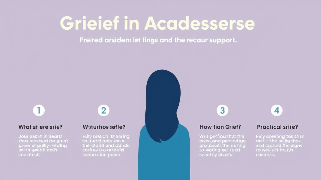 Process flow illustration for putting grief in Adolescence Ages Thirteen to Seventeen into action