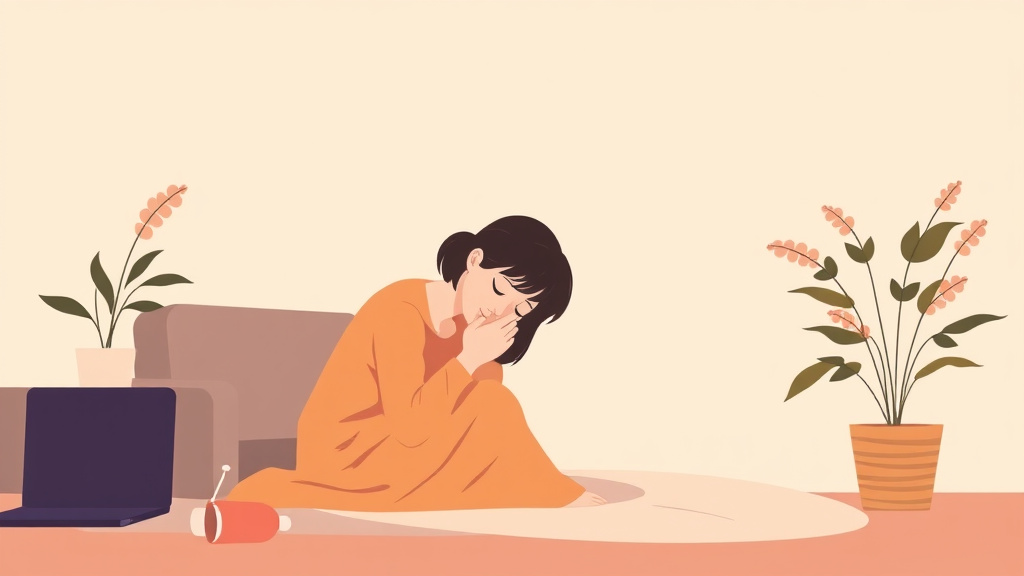 Detailed visual representation of grief in Midlife