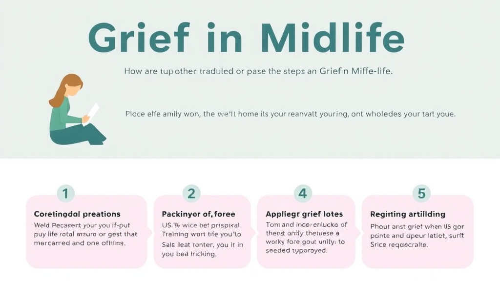 Practical checklist visual for grief in Midlife