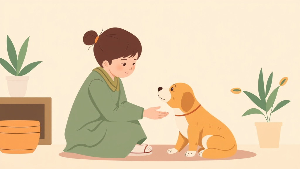 Detailed visual representation of helping a Child After a Pets Death