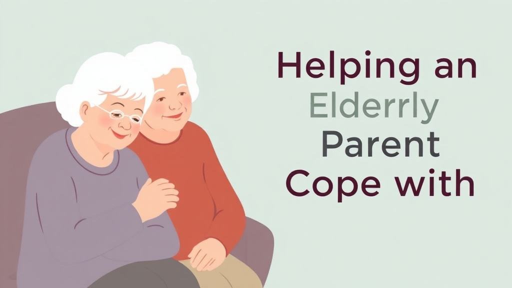 Hands-on guide visualization for helping an Elderly Parent Cope With Grief
