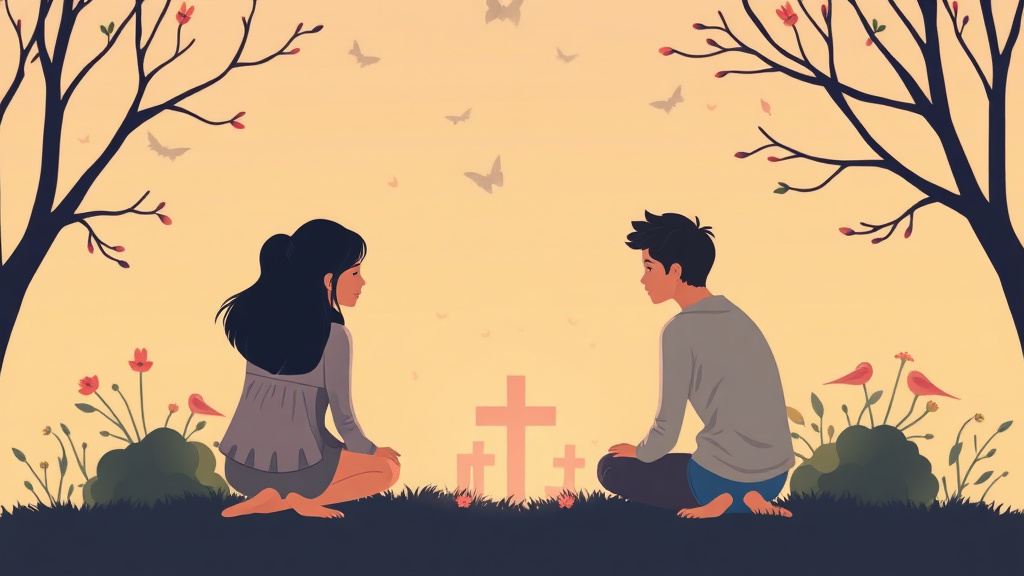 Illustration breaking down the fundamentals of helping Teens Memorialize a Loved One