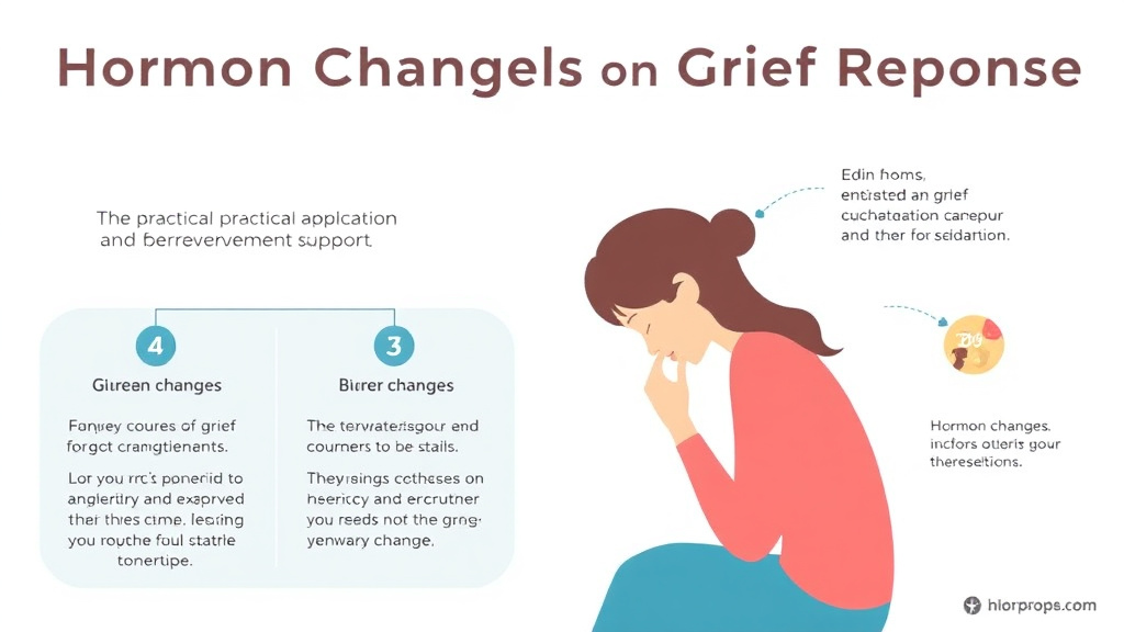 Hands-on guide visualization for hormonal Changes and Grief Response