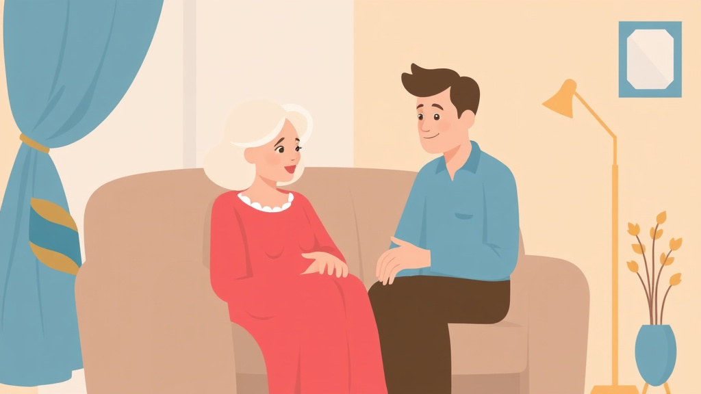 Illustration breaking down the fundamentals of losing a Parent in Your Fifties