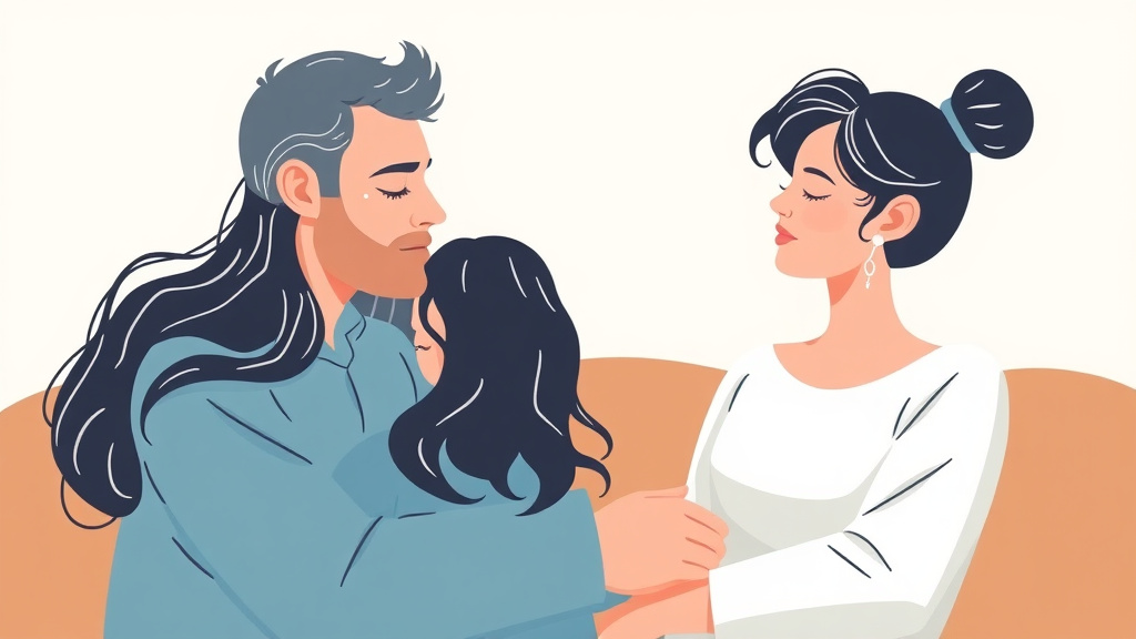 Illustration breaking down the fundamentals of losing a Parent in Your Forties