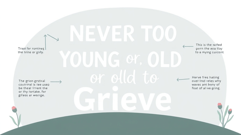 Hands-on guide visualization for never Too Young or Old to Grieve