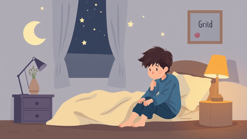 Clear illustration of nightmares and Grief in Children with supporting details