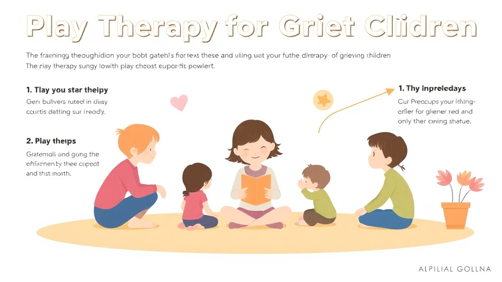 Practical workflow diagram for play Therapy for Grieving Children
