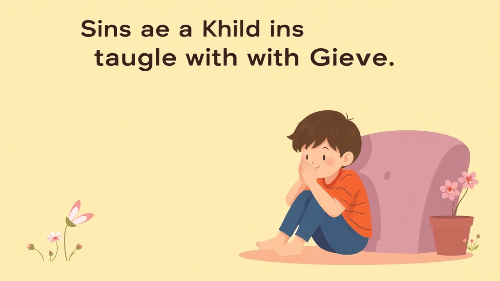 Conceptual diagram showing how signs a Child is Struggling With Grief works in practice