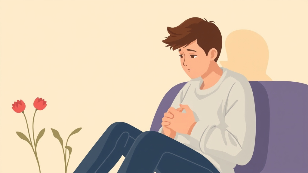 A professional illustration depicting teen Grief After a Friends Death