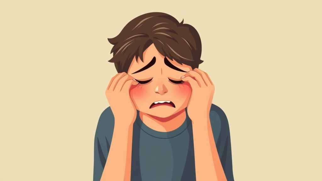 A professional illustration depicting teen Grief and Anger