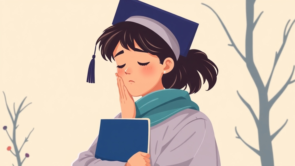 Illustration breaking down the fundamentals of teen Grief and Graduation