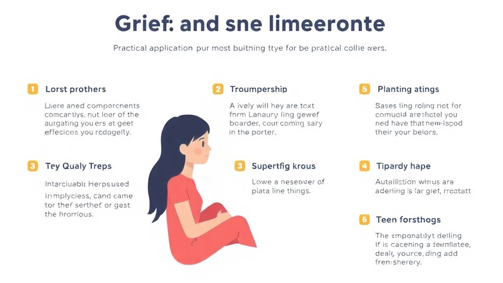 Action-oriented illustration showing how to apply teen Grief and Identity Development