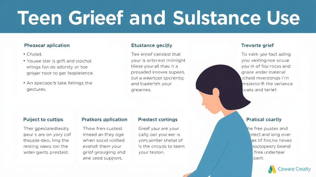 Practical workflow diagram for teen Grief and Substance Use