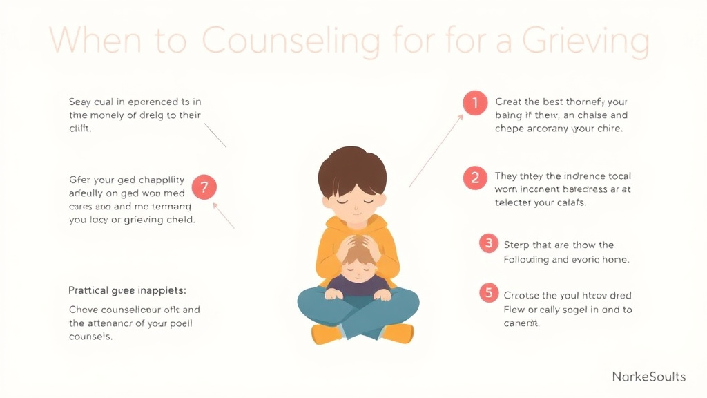 Practical workflow diagram for when to Seek Counseling for a Grieving Child