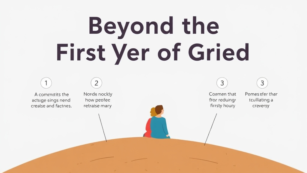 Practical workflow diagram for beyond the First Year of Grief