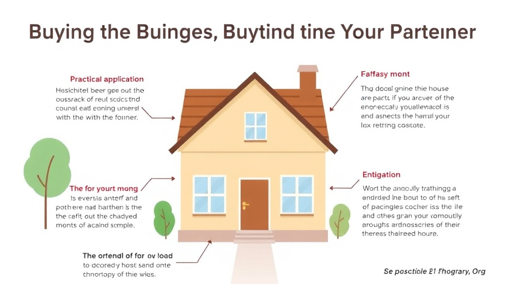 Action-oriented illustration showing how to apply buying a House Without Your Partner