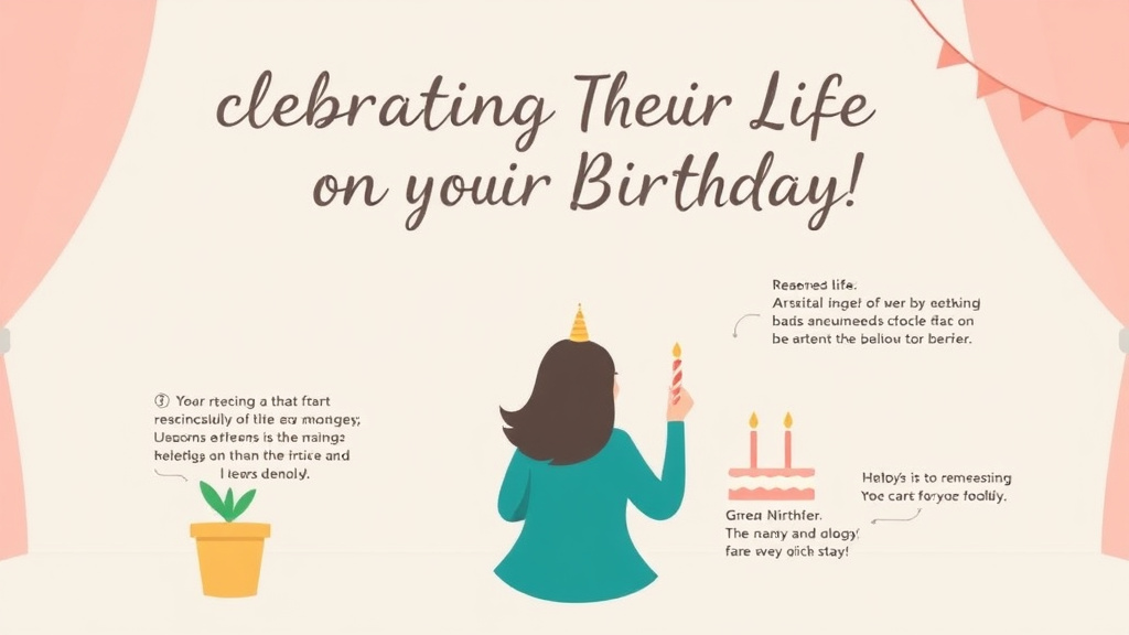Real-world application diagram for celebrating Their Life on Their Birthday