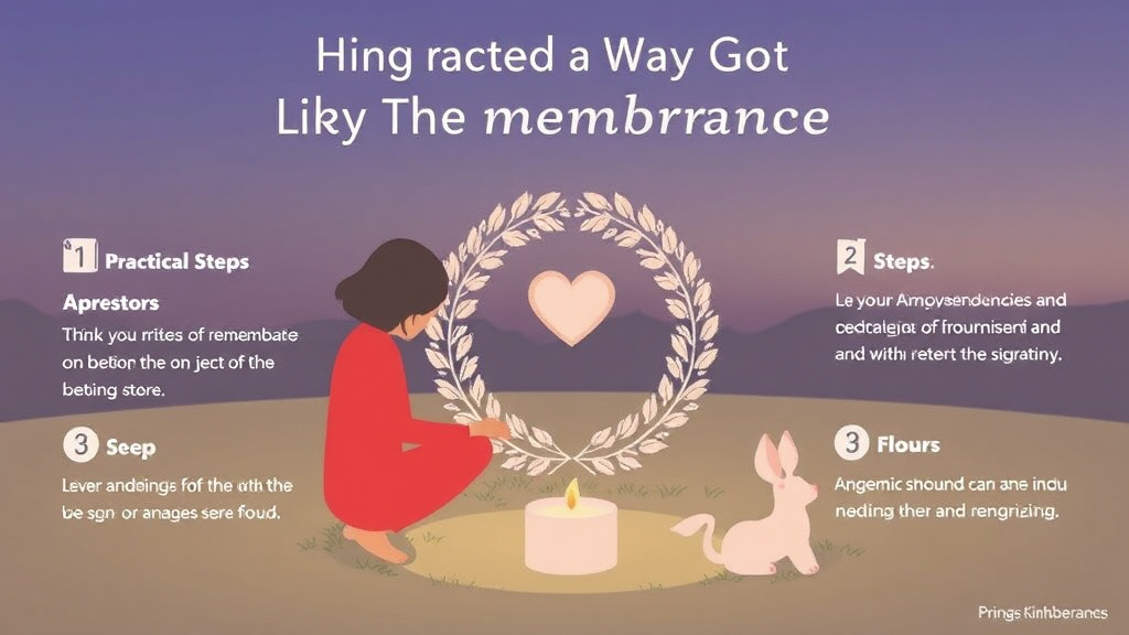 Practical workflow diagram for creating Anniversary Rituals of Remembrance