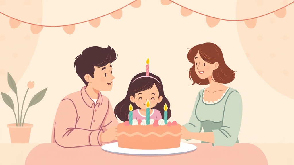 Conceptual diagram showing how creating New Birthday Traditions After Loss works in practice