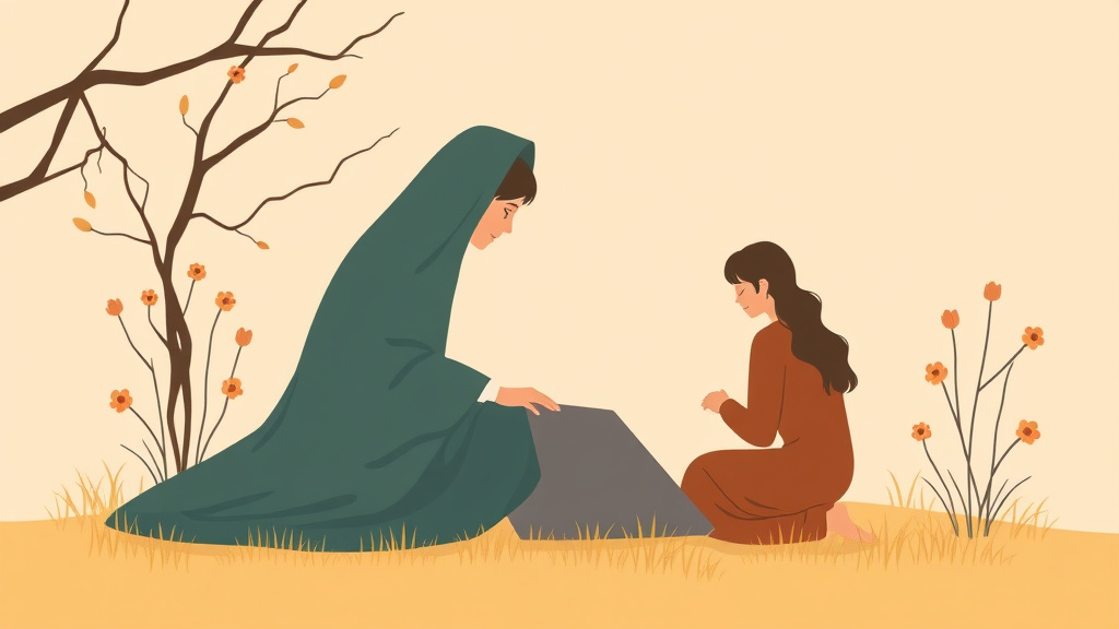 Detailed visual representation of creating New Traditions After Death