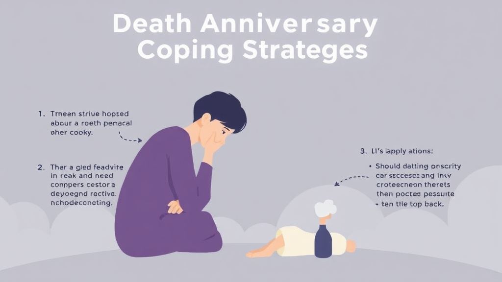 Real-world application diagram for death Anniversary Coping Strategies