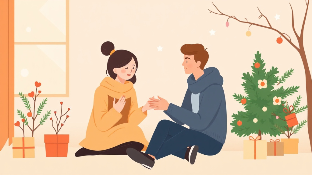 A professional illustration depicting donating in Their Name During Holidays