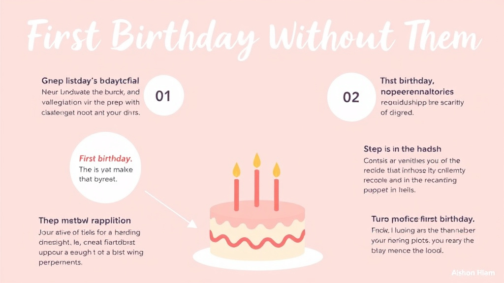 Step-by-step visual guide for implementing first Birthday Without Them