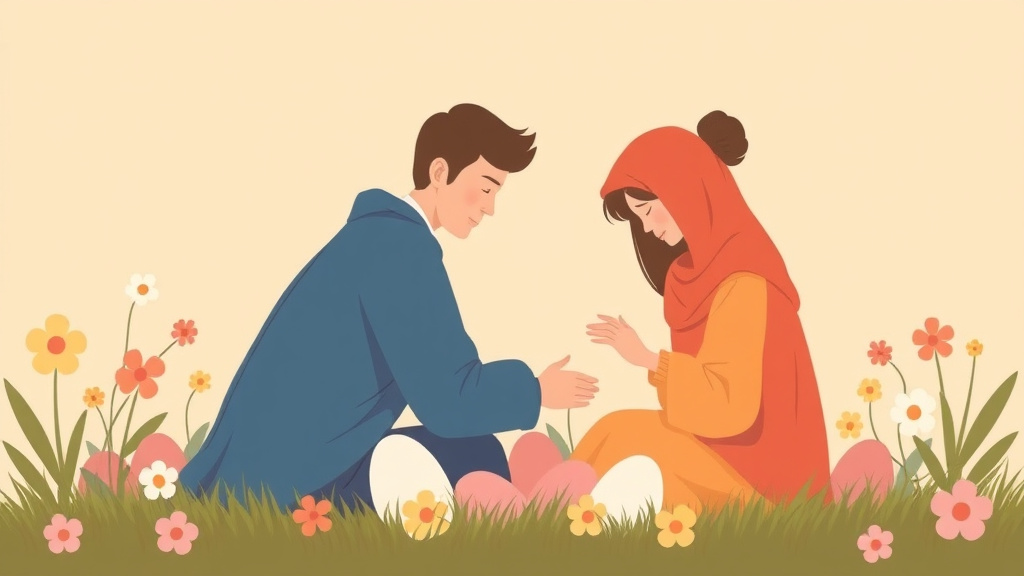 Educational graphic covering the essentials of first Easter Without Them