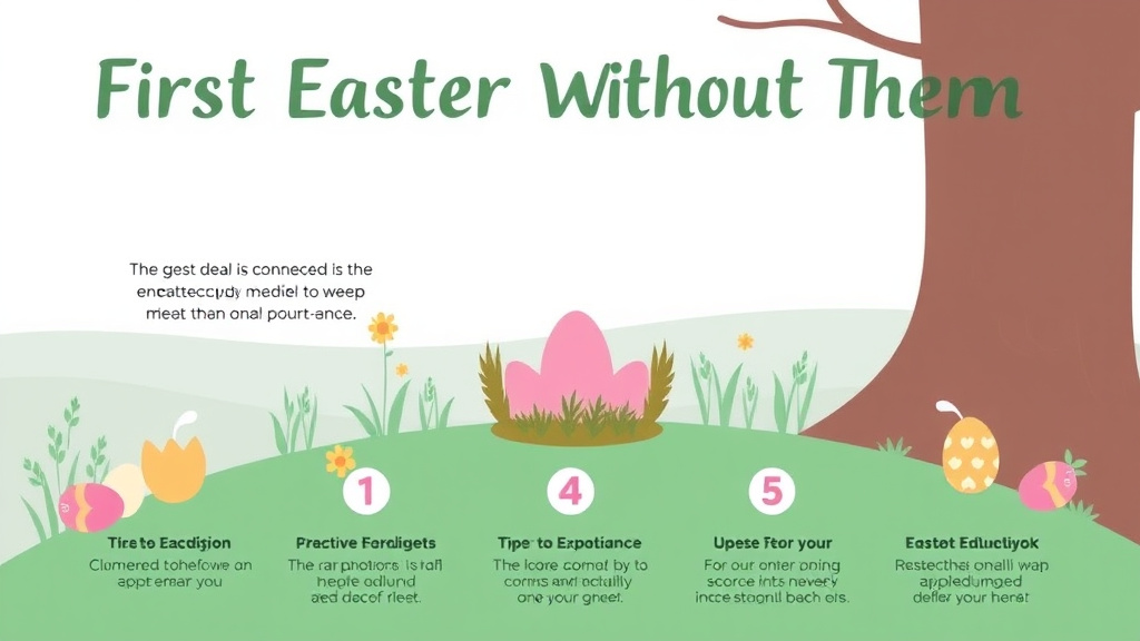 Step-by-step visual guide for implementing first Easter Without Them